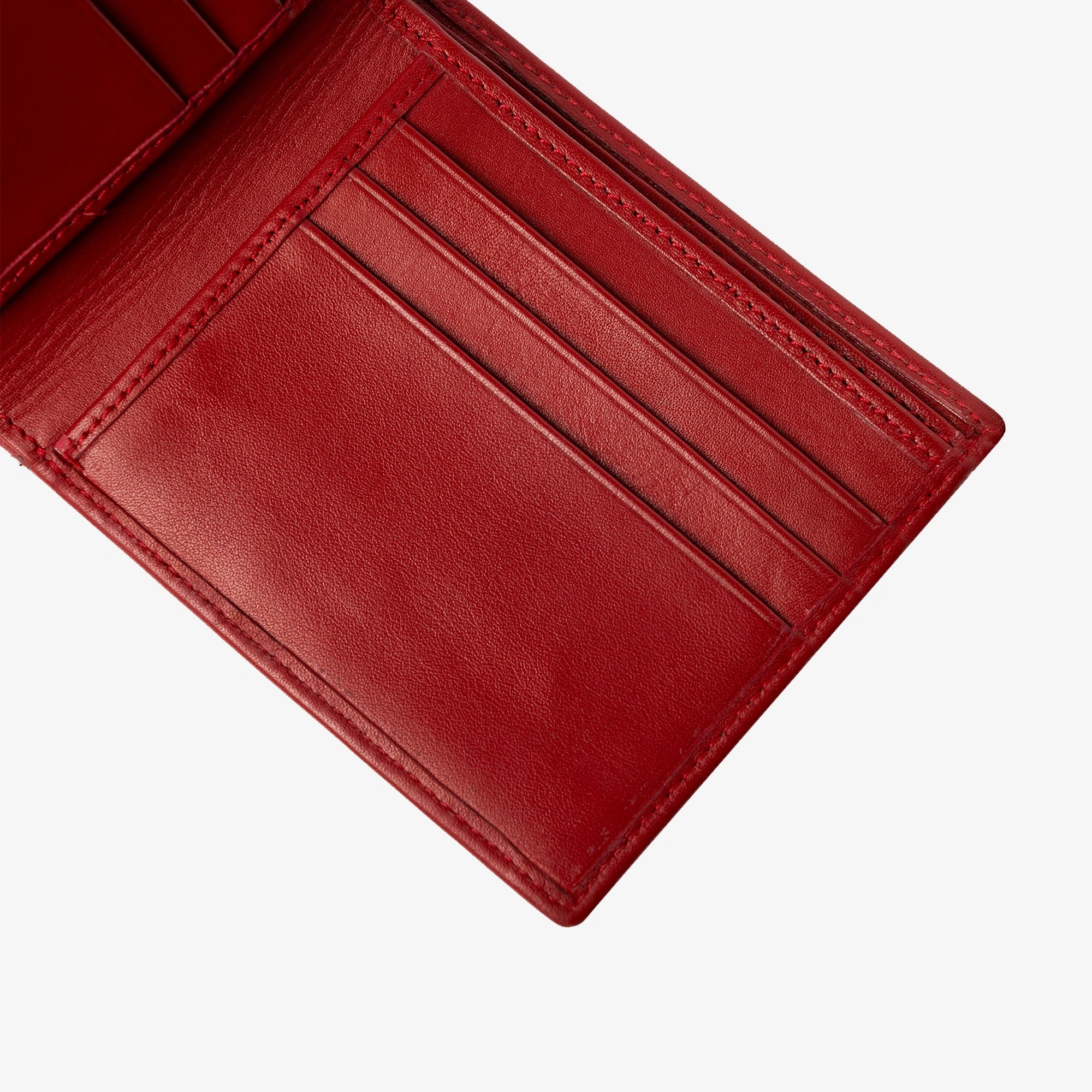 mens leather wallet #color_burgundy